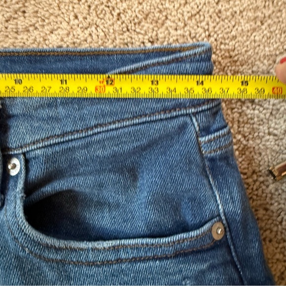 Gap Distressed True Skinny Blue Jeans 29 - Picture 6 of 8